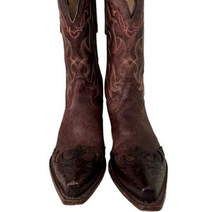 Tony Lama stitched cowboy boots
